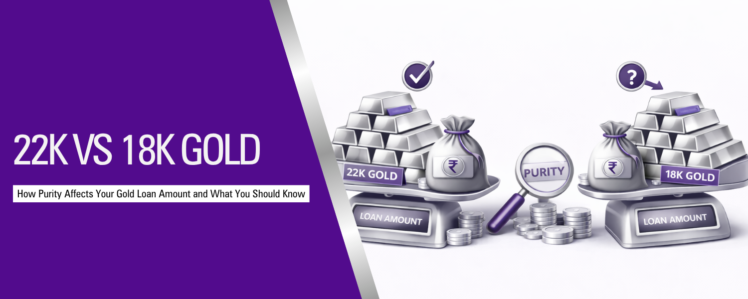 22K vs 18K Gold Loan Value Difference: How Gold Purity Impacts Your Loan Amount